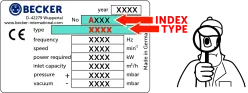 Becker Geräte-Typenschild mit Seriennummer und Index_trans