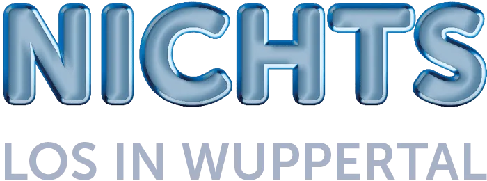 Dunkelblauer grafischer, leicht transparenter Schriftzug vom Wort Nichts für die Becker Brand Kampagne