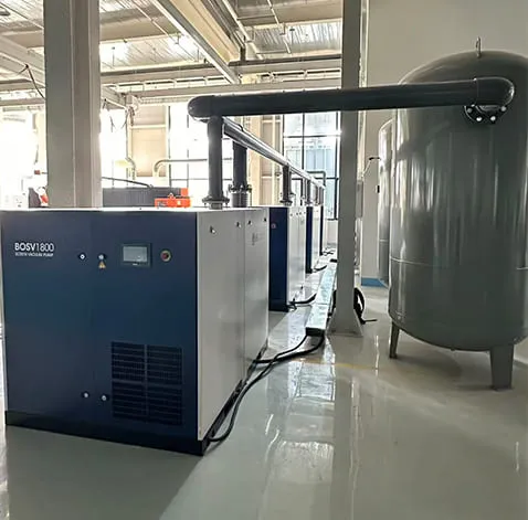 Becker Central Vacuum System with BOSV 1800 oil-sealed Screw Vacuum Pumps_2